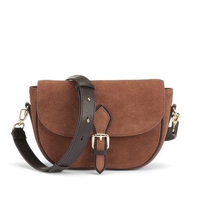 Sac à main besace en cuir LA REDOUTE COLLECTIONS