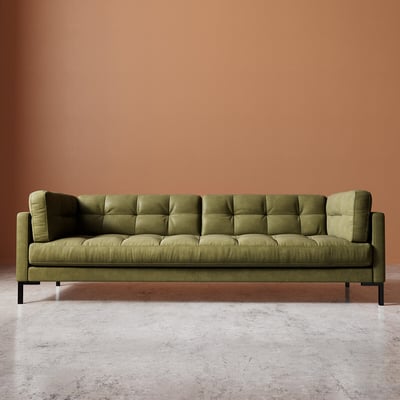 Landau Smart Leather 2/3/4 Seater Sofa SWOON