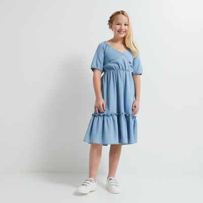Robe longue en chambray, coton BIO MONOPRIX KIDS