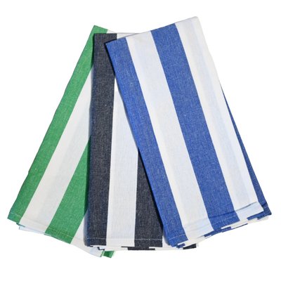 Lot de 12 torchons assortis coton MELROSE SENSEI MAISON