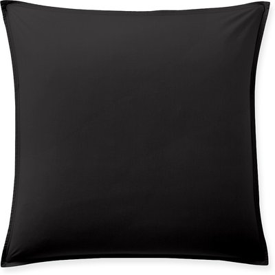 Taie d'oreiller percale de coton lavé unie, Elegance BATON ROUGE