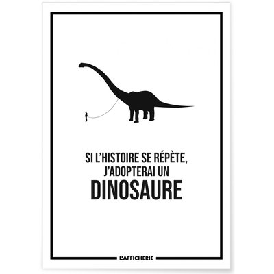 Affiche 'Si l'histoire se répète...' L'AFFICHERIE