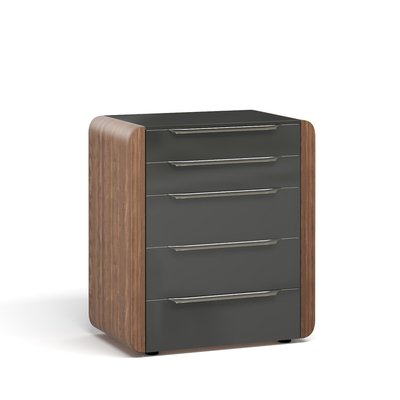Комод из шпона ореха 5 ящиков SO'HOME