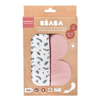 Boîte de 2 langes 120 cm BEABA