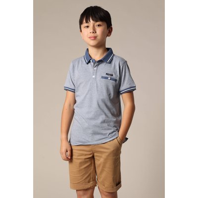 DREX - Polo à manches courtes 100% coton avec coupe droite DREX DEELUXE