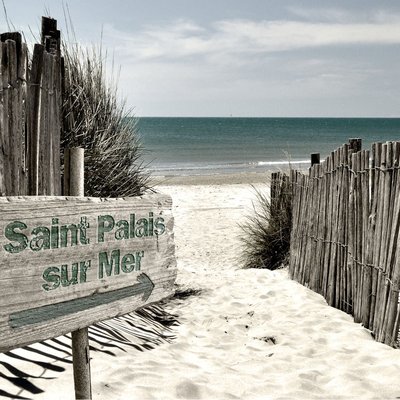 Tableau Mural Saint-palais Sur Mer PLAGE CEANOTHE