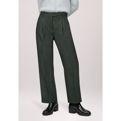 Pantalon en toile à pinces CARTOON