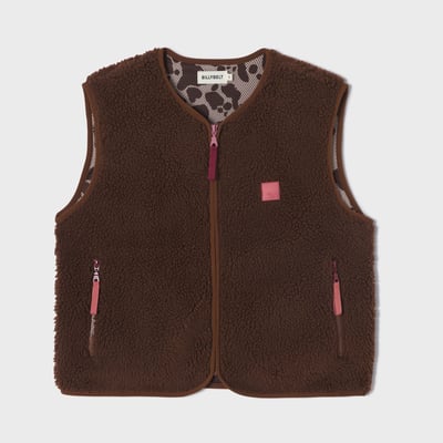 Veste sherpa zippée sans manches BILLYBELT