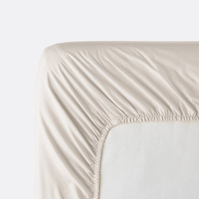 Drap housse en percale de coton, 80 fils, bonnet 35 cm, Scenario LA REDOUTE INTERIEURS