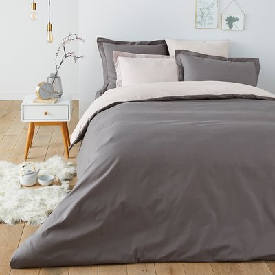 Housse de couette coton bicolore SO'HOME
