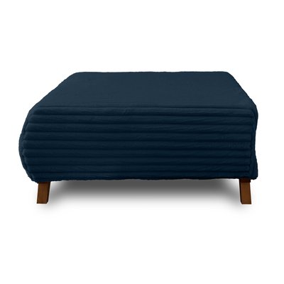 Pouf en velours côtelé  - CRISTAL LISA DESIGN