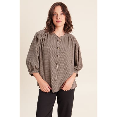 Chemise ample col rond manches longues BREAL