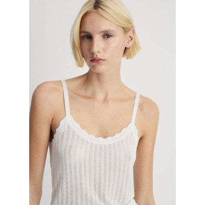 Top pyjama détail en maille ajourée MANGO