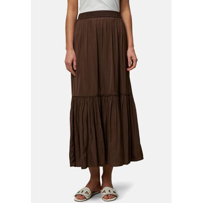 Jupe en satin avec volants ZERO