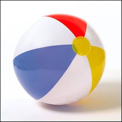 Jeu d'eau et de plage gonflable - Ballon de plage multicolore INTEX