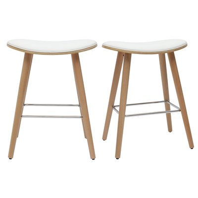 Tabourets de bar design H65 cm (lot de 2) MEADOW MILIBOO