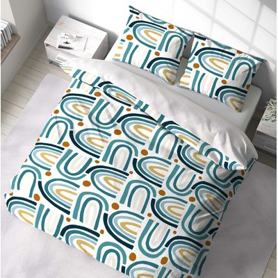 Parure housse de couette polyester, Arc En Ciel C DESIGN HOME TEXTILE