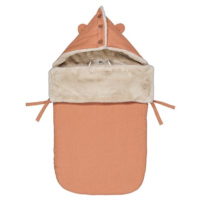 Nid d'ange à capuche gaze de coton, tissu duveteux LA REDOUTE COLLECTIONS