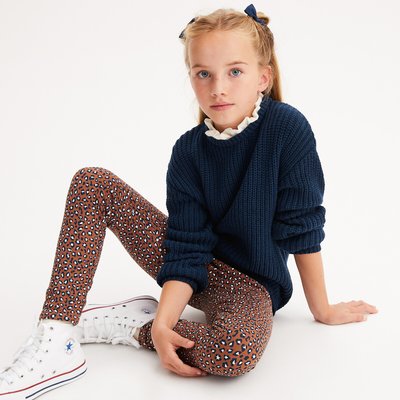 Pull col montant en grosse maille, effet 2 en 1 LA REDOUTE COLLECTIONS
