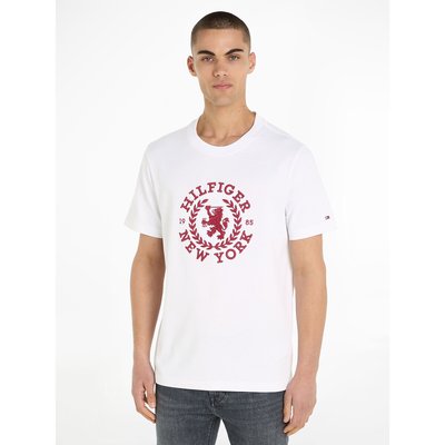 T-shirt com gola redonda e logótipo TOMMY HILFIGER