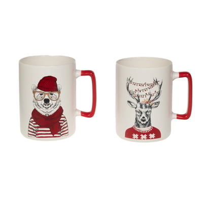 Mug Snow 40 cl (lot de 2) - SNOW TABLE PASSION