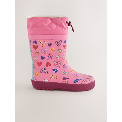 Bottes thinsulate en caoutchouc à revers NEXT