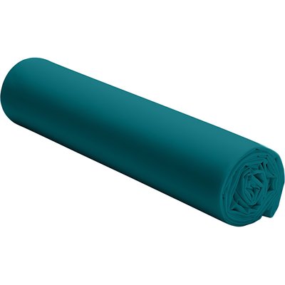 Drap housse percale de coton lavé bonnet 30 cm uni BATON ROUGE