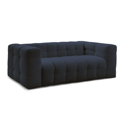 Canapé droit convertible 3 places en tissu bouclette, CLOUD BOBOCHIC