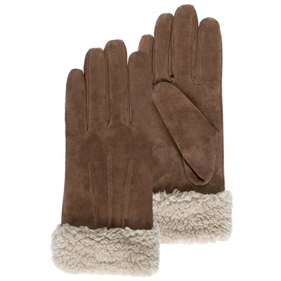Gants en cuir, doublés imitation fourrure, élégants ISOTONER