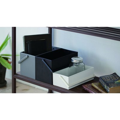 Boîte de rangement Omni Offre Taille L - Noir HACHIMAN