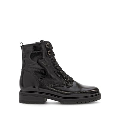 Bottines en cuir verni à talon décroché GABOR