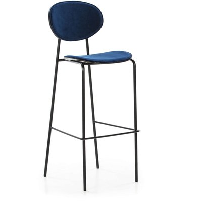 Chaise de bar en velours moderne, Bornos RECOLLECTION
