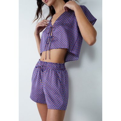 Short de pyjama satiné imprimé MAILA ETAM