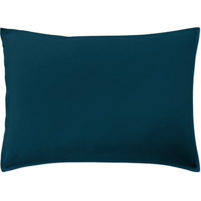 Taie d'oreiller percale de coton lavé unie, Elegance BATON ROUGE