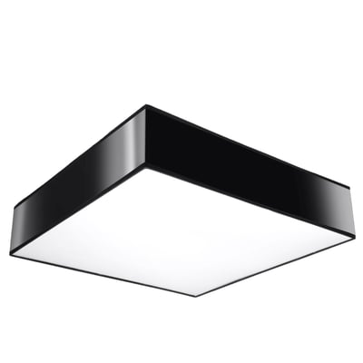 Plafonnier PVC Noir E27 3 Horus EDEN