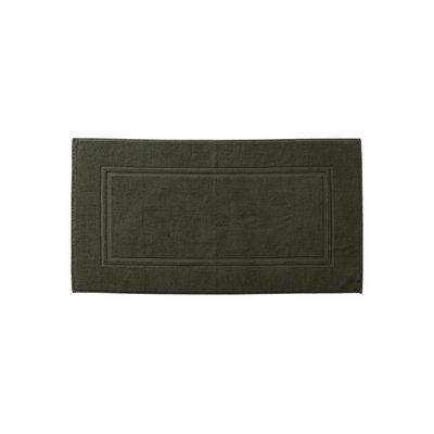 Tapis de bain coton LOLA II CARRE BLANC