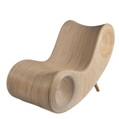 Fauteuil rotin design PALALOUM HYDILE