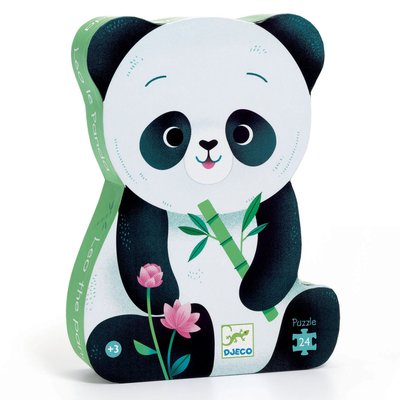 Puzzle silhouette Léo le Panda 24 pièces DJECO