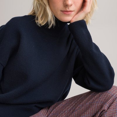 Pull Signature, laine mélangée, fabriqué en France LA REDOUTE COLLECTIONS