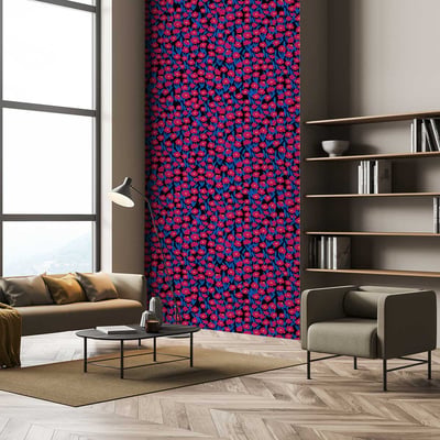 Papier peint nuit florale HEXOA