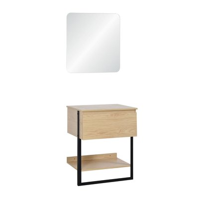 Meuble simple +miroir NINA MOB IN