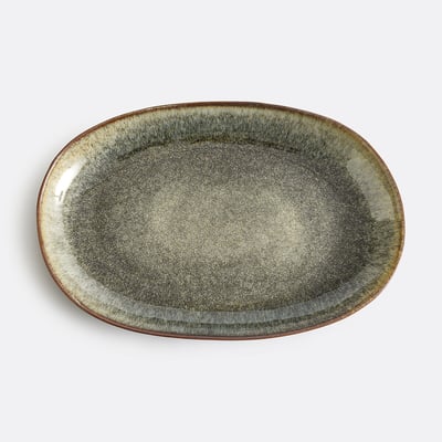 Plat en grès émaillé 43x28cm, Azoia LA REDOUTE INTERIEURS