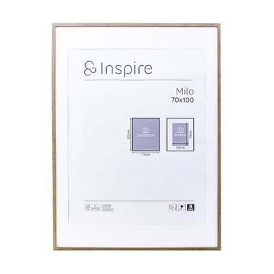 Cadre photo avec passe partout en mdf, MILO INSPIRE
