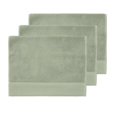 3 grandes serviettes invité Zéro Twist 560 g/m² SENSOFT SENSEI MAISON