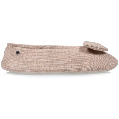 Chaussons Ballerines ultra confortables, semelle en cuir, détail grand nœud ISOTONER