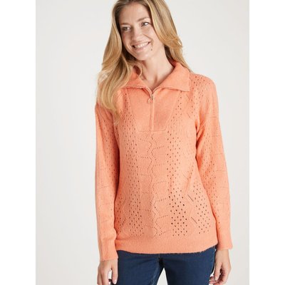 Pull rose saumon femme La Redoute