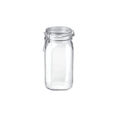 Lot de 6 Bocaux à conservation en verre, FIDO BORMIOLI ROCCO