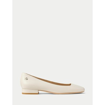 Ballerines en cuir talon plat LAUREN RALPH LAUREN