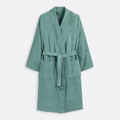 Haxel 450g/m² Cotton Terry Bathrobe with Kimono Collar LA REDOUTE INTERIEURS