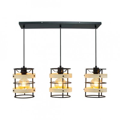 Suspension en bambou et métal, ARTONE C-CREATION